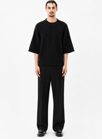 The Black Knitted Merino-Wool & Cashmere (UNISEX)