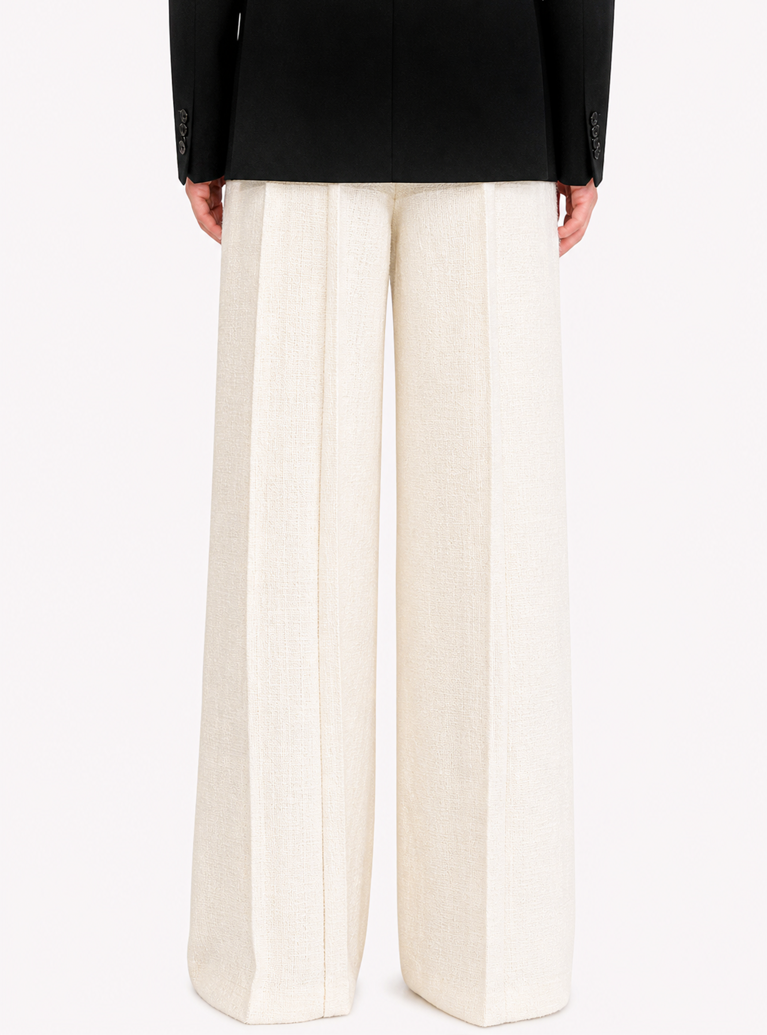 The Silk Wool Tweed Trouser (UNISEX)