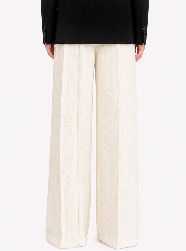 The Silk Wool Tweed Trouser (UNISEX)