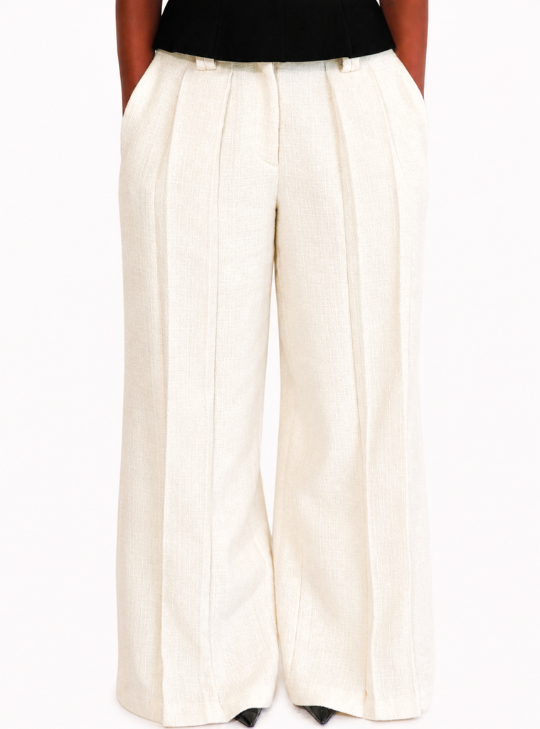 The Silk Wool Tweed Trouser (UNISEX)