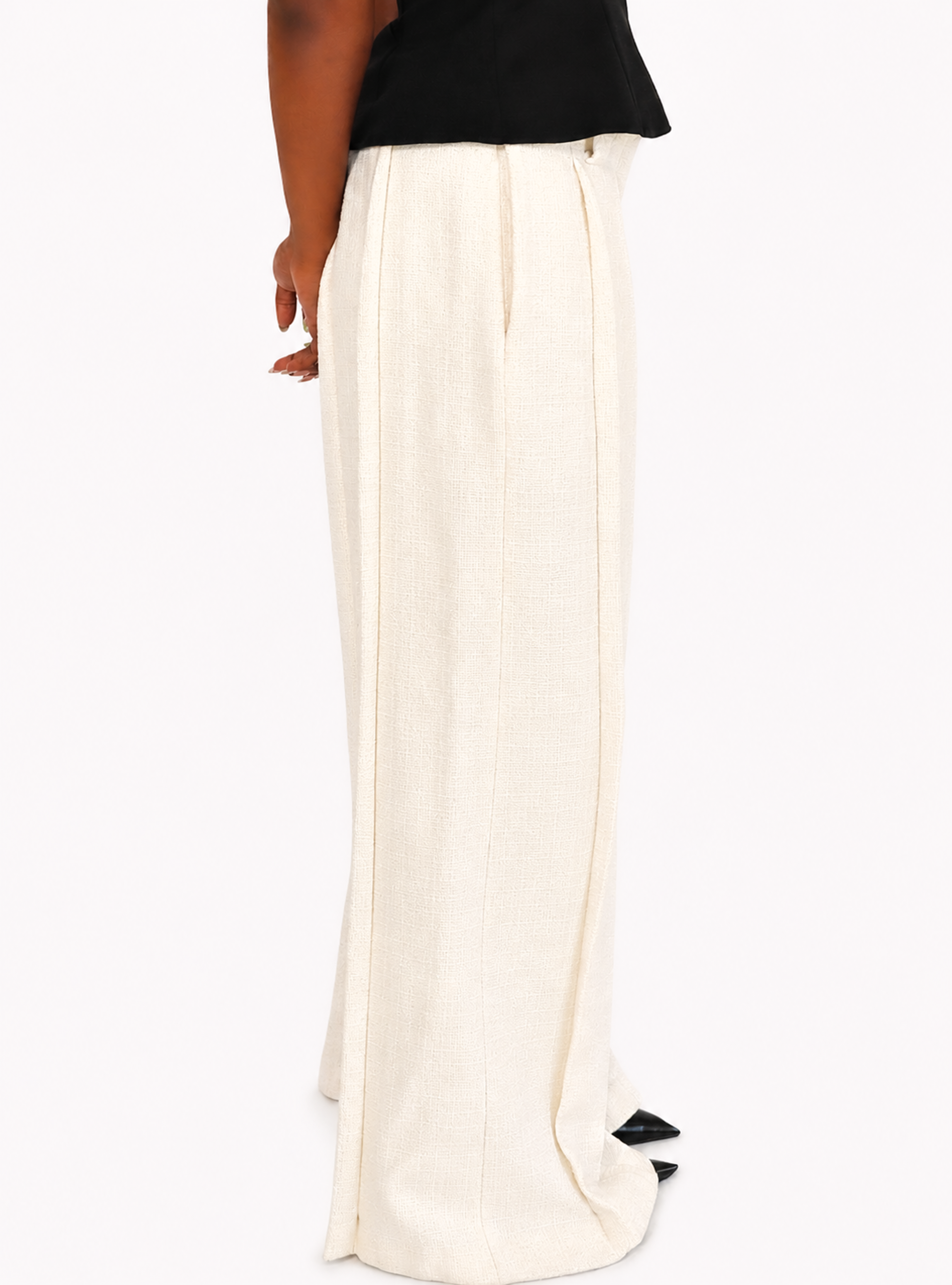 The Silk Wool Tweed Trouser (UNISEX)