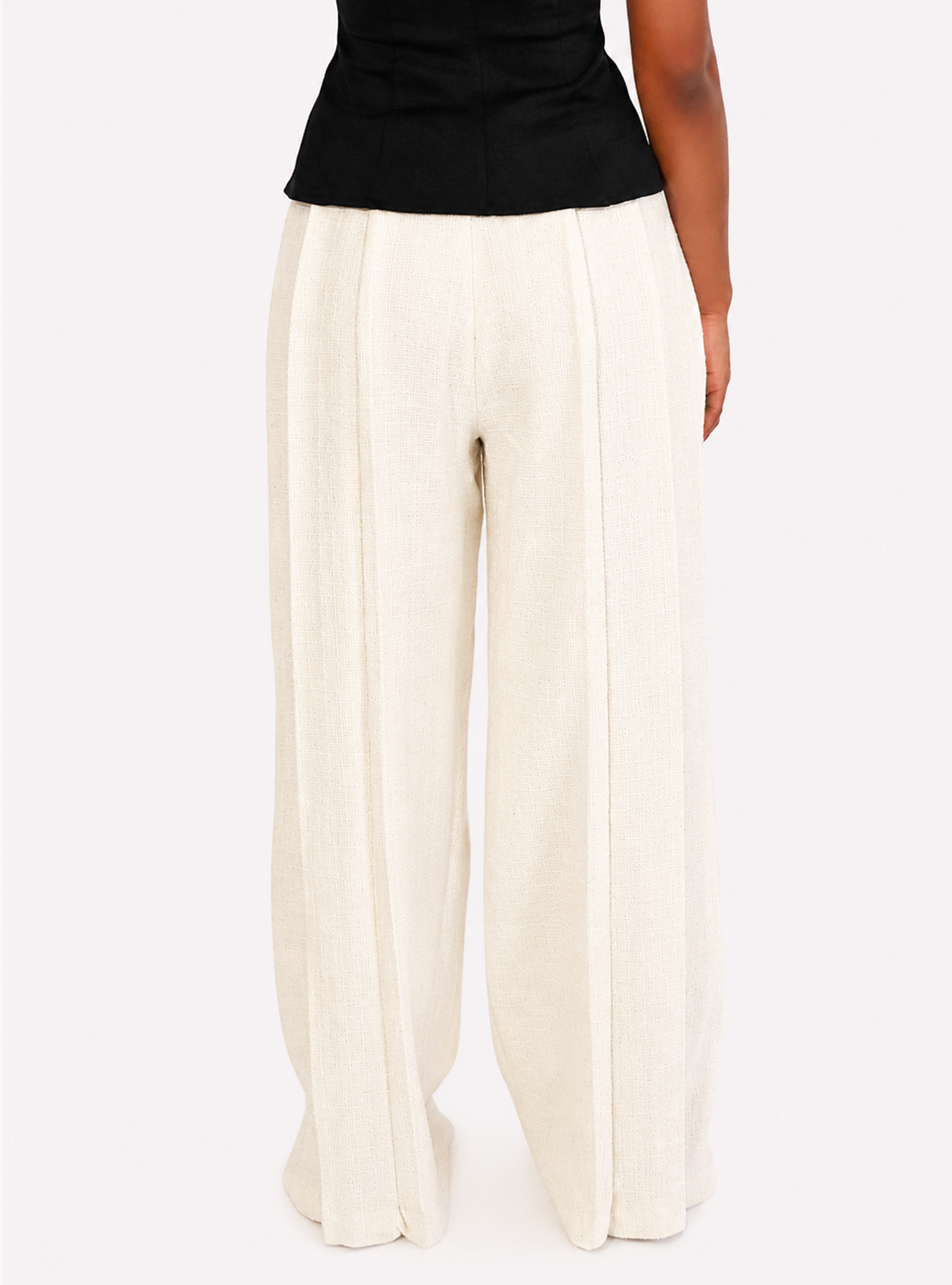The Silk Wool Tweed Trouser (UNISEX)