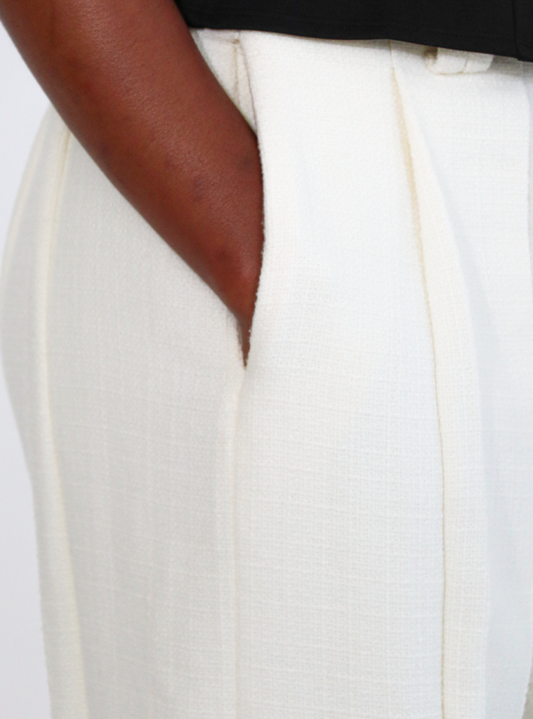 The Silk Wool Tweed Trouser (UNISEX)