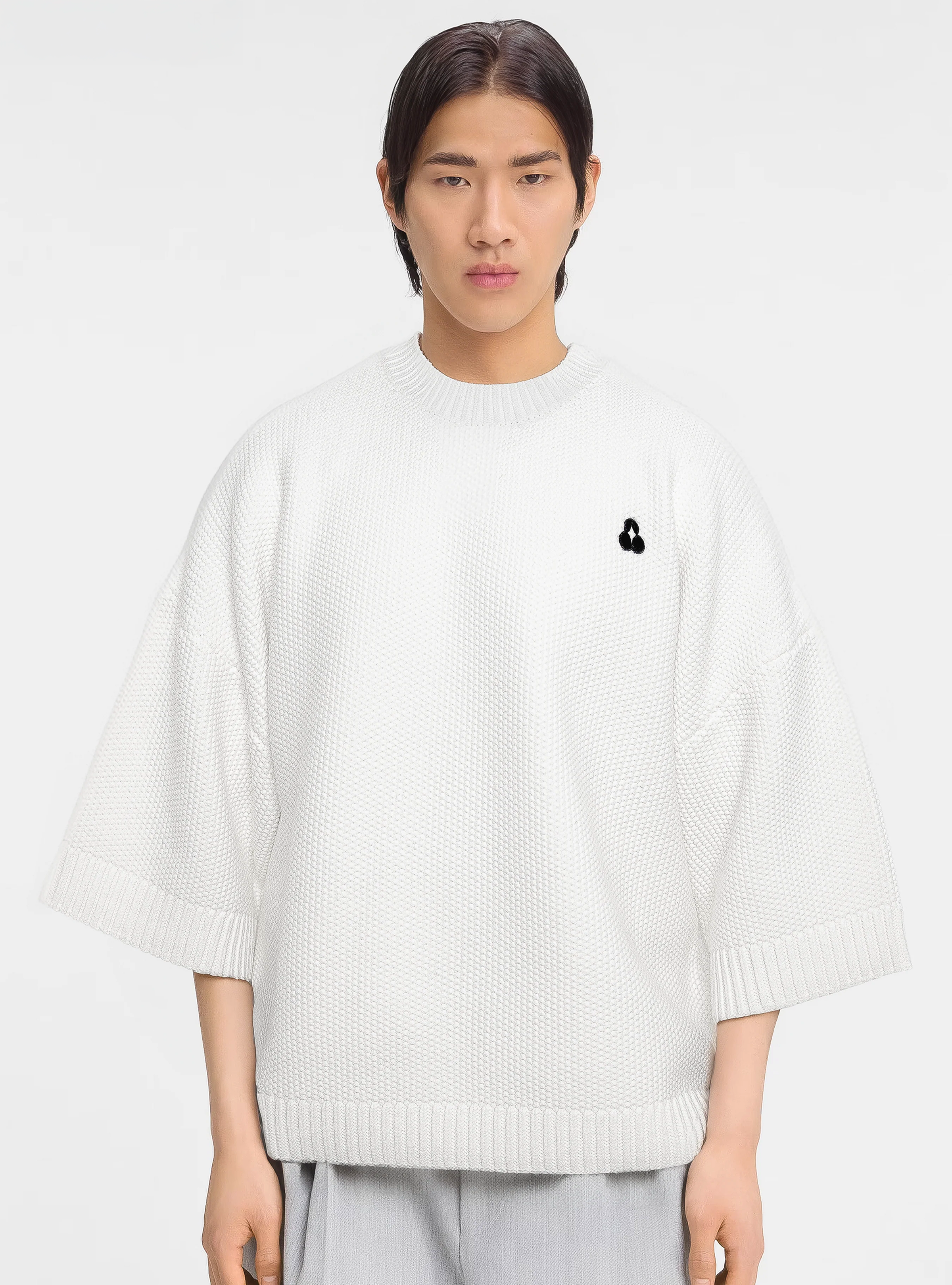 The White Knitted Merino-Wool & Cashmere