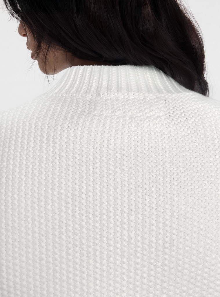 The White Knitted Merino-Wool & Cashmere
